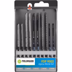 Fieldmann FDP 9002, Lames de scie sauteuse, Aluminium, Métal, Bois, Noir, Acier inoxydable, 10 pièce(s)