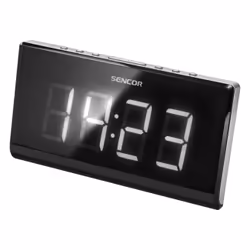 Sencor SRC 340, Horloge, Numérique, FM, LED, 4,57 cm (1.8"), Blanc
