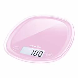 Sencor SKS 38RS, Balance de ménage électronique, 5 kg, 1 g, Rose, Plastique, Comptoir