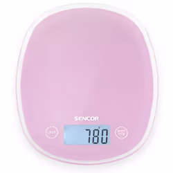 Sencor SKS 38RS escabeaux de cuisine Rose Comptoir Ovale Balance de ménage électronique