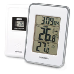 Sencor SWS 25 WS station météo numérique Argent, Blanc