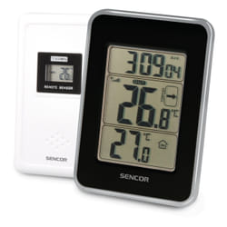 Sencor SWS 25 BS station météo numérique Noir, Argent