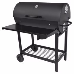 Fieldmann FZG 1007, Grill, Charbon de bois (combustible), Baril, Réseau, Noir, Acier