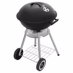 Fieldmann FZG 1009, Grill, Charbon de bois (combustible), Egg, Réseau, Noir, Acier inoxydable, Rond