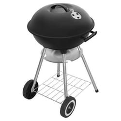 Fieldmann FZG 1009 Grill Egg Charbon de bois (combustible) Noir, Acier inoxydable