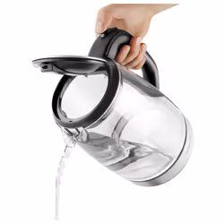 Sencor SWK 2080BK bouilloire 2 L 2200 W Noir, Transparent