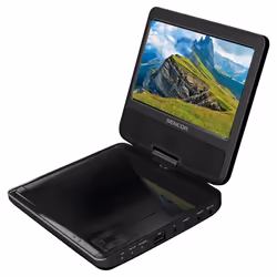 Sencor SPV 2722 Black, Lecteur DVD portable, Convertible, Noir, CD audio, CD vidéo, DVD audio, DVD, MP3, CD, CD-R, CD-RW, DVD ...