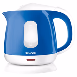 Sencor SWK_1012BL, 1 L, 1100 W, Bleu, Plastique, Acier inoxydable, Indicateur de niveau d'eau, Arrêt de sécurité en cas de su ...