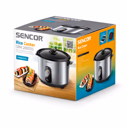 Sencor SRM 2800SS cuiseur à riz 2,8 L 1000 W Noir, Acier - Vue supplémentaire 14