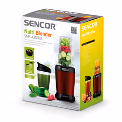 Sencor SNB 4301RD blender 1 L Blender sport 1000 W Rouge - Vue supplémentaire 15