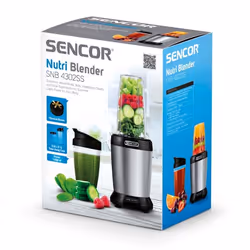 Sencor SNB 4302SS blender 1 L Mélangeur de table 1000 W Acier inoxydable - Vue supplémentaire 6