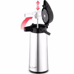 Lamart LT4037 thermos 1,9 L Noir, Acier inoxydable