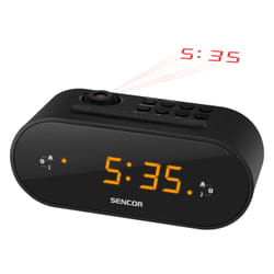 Sencor SRC 3100 B Radio portable Horloge Numérique Noir