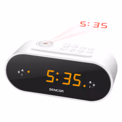 Sencor SRC 3100 W, Horloge, Numérique, FM, 87,5 - 108 MHz, LED, 2,29 cm (0.9")