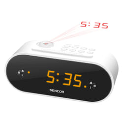 Sencor SRC 3100 W Radio portable Horloge Numérique Blanc