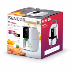 Sencor SFR Friteuse à air chaud 5320WH 3L 1400W Noir, Blanc - Vue supplémentaire 6