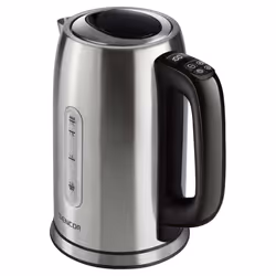 Sencor SWK1760BK, 1,7 L, 2400 W, Noir, Métal, Thermostat réglable, Indicateur de niveau d'eau