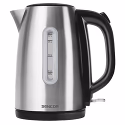 Sencor SWK 1720BK bouilloire 1,7 L 2200 W Noir, Acier inoxydable