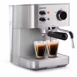 Sencor SES 4010SS, Machine à expresso, 1,5 L, Café moulu, 1050 W, Acier inoxydable