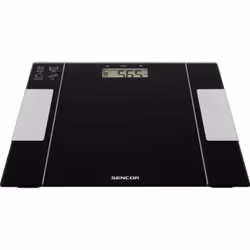 Sencor SBS 5050BK balance Rectangle Noir Pèse-personne électronique
