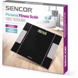 Sencor SBS 5050BK balance Rectangle Noir Pèse-personne électronique - Vue supplémentaire 7
