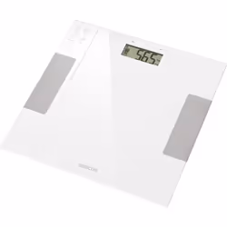 Sencor SBS 5051WH, Pèse-personne électronique, 150 kg, 100 g, Blanc, kg/lb, Rectangle