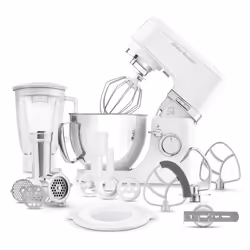 Sencor STM 6350WH, 4,5 L, Blanc, Foie, Rotatif, 1,5 L, Blender, Hacher, Découpe, Hachoir, Pétrisseur, Mélange, CE