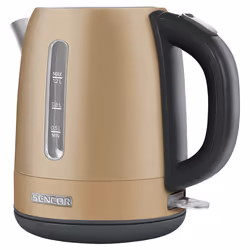 Sencor SWK 1227CH, 1,2 L, 2150 W, Marron, Gris, Argent, Métal, Indicateur de niveau d'eau, Arrêt de sécurité en cas de surcha ...