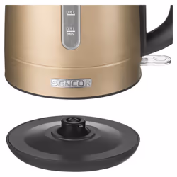 Sencor SWK 1227CH bouilloire 1,2 L 2150 W Marron, Gris, Argent