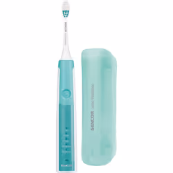 La brosse à dents sonique Sencor SOC 2202TQ fonctionne sur le principe de la vibration sonique qui permet un mouvement doux m ...