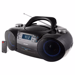 Sencor SPT 4700, Numérique, FM, 87,5 - 108 MHz, Lecteur, CD-R, CD-RW, 12 W
