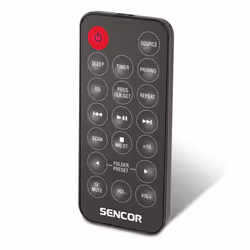 Sencor SPT 4700 Système stéréo portable Numérique 12 W FM Noir Lecture de MP3