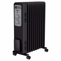Sencor SOH 3309BK, Chauffage électrique à bain d’huile, Huile, CE, Intérieure, Sol, Noir