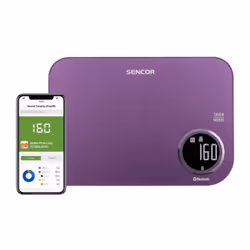 La balance de cuisine Sencor SKS 7073VT offre une capacité de pesée jusqu'a 5 kg avec une précision de 1 g. Équipée d'un écra ...