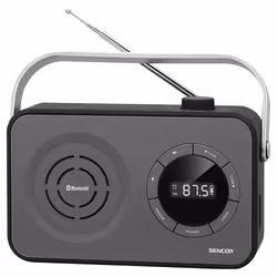 Sencor SRD 3200 B, Portable, Numérique, FM, 87,5 - 108 MHz, 1,2 W, MP3