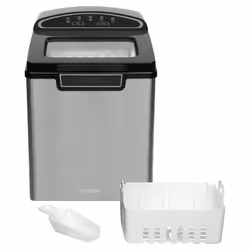 Sencor SIM 3500SS machine à glaçons Machine à glaçon portable 12 kg/24h 105 W Noir, Argent