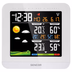Sencor SWS 5600 station météo numérique Blanc LCD Batterie