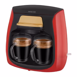 Sencor - Machine a café sce 2101RD - 0,3 l - 500 w - 2 tasses incluses - Rouge