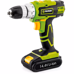 Fieldmann FDV 10301-A, Perceuse à poignée pistolet, 1400 tr/min, 30 N·m, Batterie, Lithium-Ion (Li-Ion), 1500 Ah