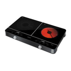 Plaque de cuisson a induction et radiante Sencor scp 4001BK - 3400 w - 2 foyers - Noir