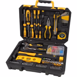 Ensemble d’outils - Fieldmann - FDG 5013-138R - 138 pièces - Mallette en plastique - Outils polyvalents