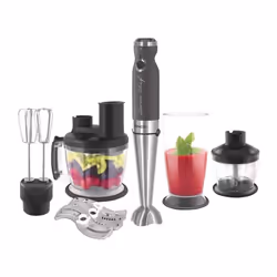 Découvrez le mixeur plongeant SENCOR SHB 5501CH-EUE3, puissant avec 1200 W. Il offre 9 fonctions, un manche ergonomique et de ...