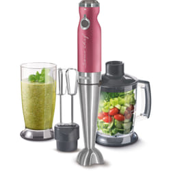 Sencor SHB 5604RD blender 0,8 L Mélangeur par immersion 1200 W Rouge, Acier inoxydable
