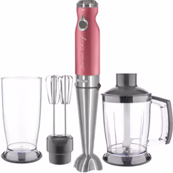 Sencor SHB 5604RD blender 0,8 L Mélangeur par immersion 1200 W Rouge, Acier inoxydable