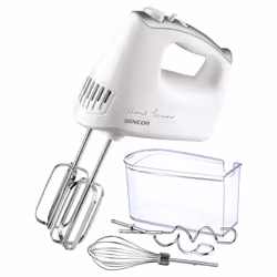 Sencor SHM 5206WH, Batteur à main, Blanc, Pétrisseur, Mélange, 1,2 m, Boutons, Foie, 400 W