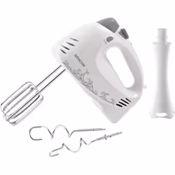 Sencor SHM 5270-EUE3, Batteur à main, Blanc, Pétrisseur, 400 W, 104 mm, 220 mm
