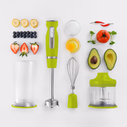 Sencor SHB 4461GR-EUE3 blender 0,7 L Mélangeur par immersion 1000 W Vert, Acier inoxydable - Vue supplémentaire 22