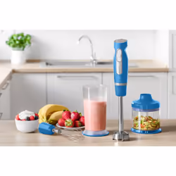Sencor SHB 4462BL-EUE3 blender 0,7 L Mélangeur par immersion 1000 W Bleu, Acier inoxydable - Vue supplémentaire 21