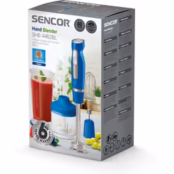 Sencor SHB 4462BL-EUE3 blender 0,7 L Mélangeur par immersion 1000 W Bleu, Acier inoxydable - Vue supplémentaire 23