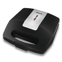 Sencor SSM 9410SS gaufrier et appareil à croque-monsieur 700 W Noir, Argent